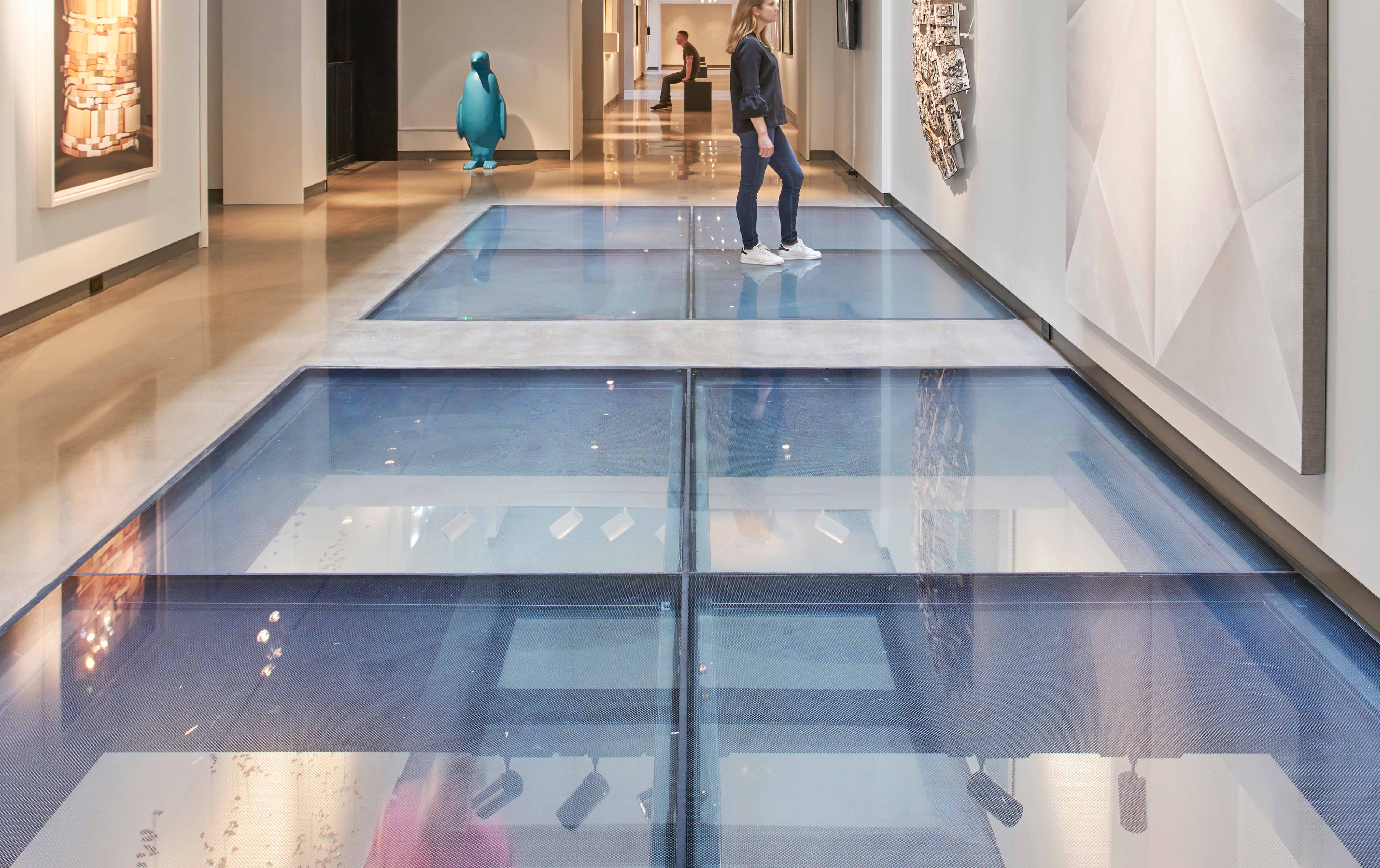 View of Fire Rated Glass Floor System | Fire Resistance Between Floors